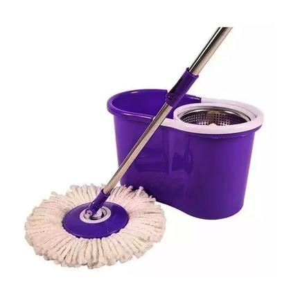Imagem de Mop Esfregão Giratório de Limpeza Inox com Refil