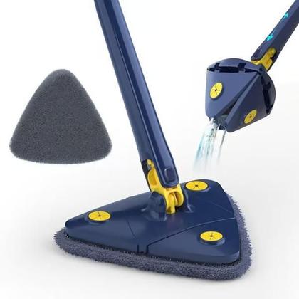 Imagem de  Mop Esfregão Limpeza Triângulos Ajustável 360 Graus Rotativo