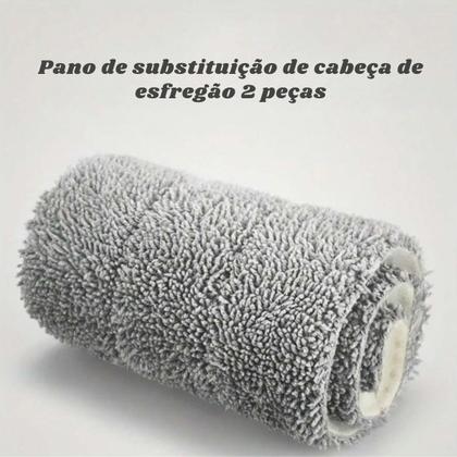 Imagem de Mop Flat Lava e Seca com Balde 6L e Refil Extra de Microfibra