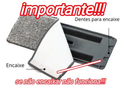 Imagem de Mop Flat Limpeza Completa Lava Seca com Balde Limpeza Rodo Esfregão