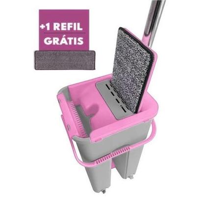 Imagem de Mop Flat Multiuso Wash Slim Vertical + 1 Refil Extra
