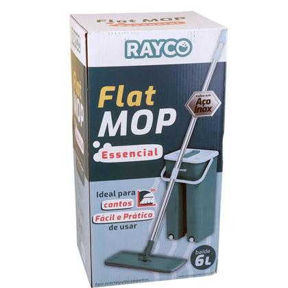 Imagem de Mop Flat Rodo Magico Esfregão Limpeza Balde Fit Multiuso