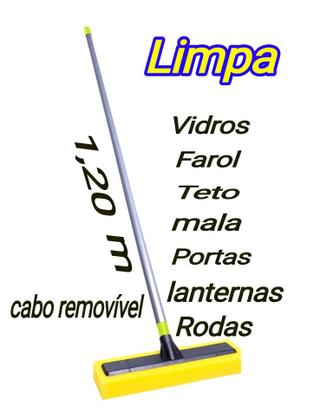 Imagem de mop flex lava jato esponja vassoura esfregao rodo limpa vidros chão cozinha casa  pisos