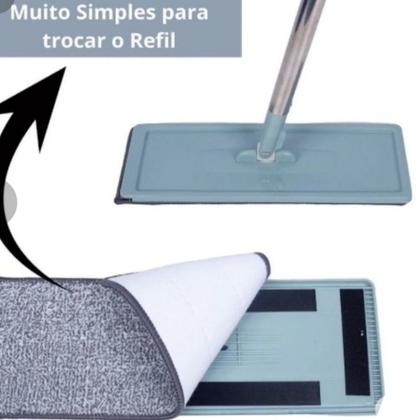 Imagem de Mop Flex Três Funções Lavar, Enxaguar e Secar com Balde