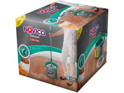 Imagem de Mop Giratório com Balde Microfibra Bettanin Noviça
