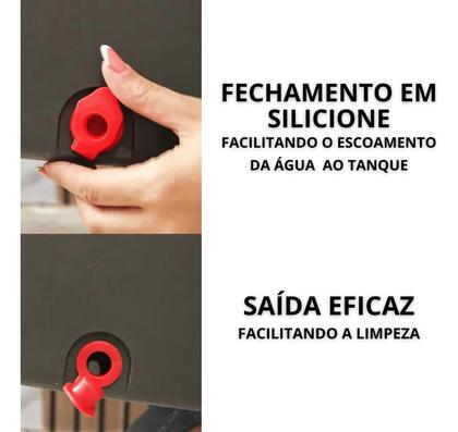 Imagem de MOP Giratório Duo C/ Balde Esponja Rodo Magico Piso Frio Sintético Madeira Seca e Limpa Multiuso Esfregão Vassoura