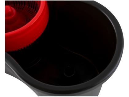 Imagem de Mop Giratório Powermaid Preto e Vermelho