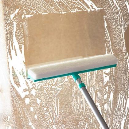 Imagem de Mop Limpa Vidros Lava Seca 2 Em 1 Com Cabo Extensível Noviça