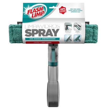 Mop Limpa Vidros Spray 3 em 1 Flashlimp - Flash Limp Imagem de Mop Limpa Vidros Spray 3 em 1 Flashlimp