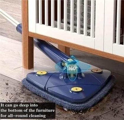 Imagem de Mop Limpeza Ajustável Giratório 360 Triangular 51 Mop