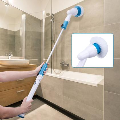 Imagem de Mop Limpeza Escova Elétrica 360 Esfregão 3 Em 1 Recarregável