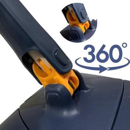 Imagem de Mop Limpeza Triangulo Ajustável Giratório 360 3 Refil