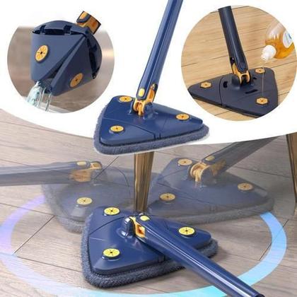 Imagem de Mop Limpeza Triangulo Ajustável Giratório 360 3 Refil