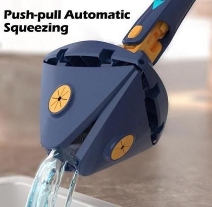 Imagem de Mop Limpeza Triangulo Ajustável Giratório 360 3 Refil