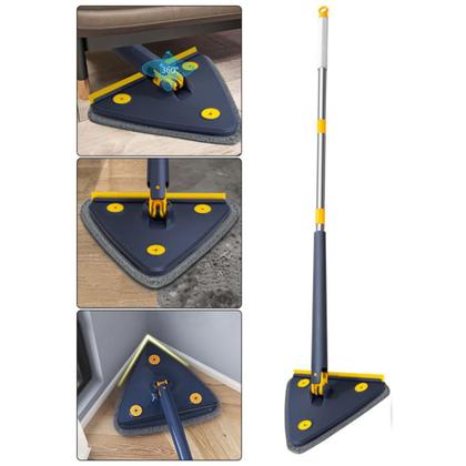 Imagem de Mop Limpeza Triângulos 360 Graus Rotativo Esfregão Com Refil