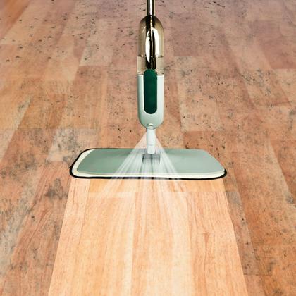 Imagem de Mop Spray 2 em 1 Esfregão + 2 Refil Microfibra Rodo Magico Com Reservatório