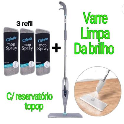 Imagem de Mop spray esfregão Vassoura limpe em baixo dos moveis top