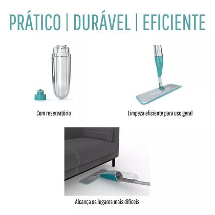 Imagem de Mop Spray Fit Com Reservatorio 365ml e Cabo 128cm modelo MOP0556 FLASHLIMP 