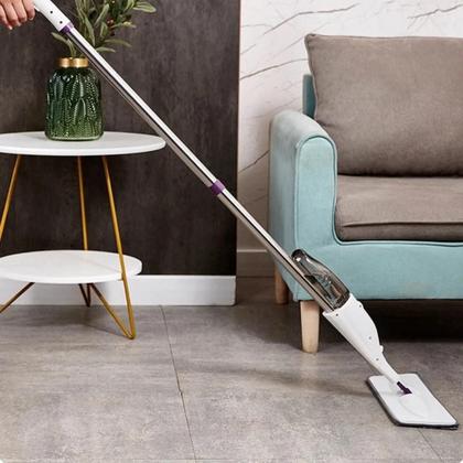 Imagem de Mop Spray Giratório Limpeza Flash Mágico Rodo Esfregão Flat