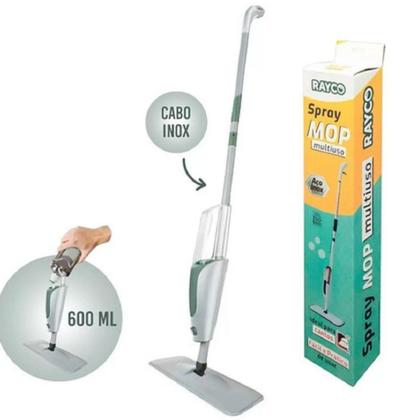 Imagem de Mop Spray Limpeza Vassoura Esfregão Rodo Magico Micro Fibra