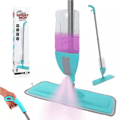 Imagem de Mop Spray Magico Esfregão Com Reservatorio Rodo De Limpeza Microfibra Refil Multiuso