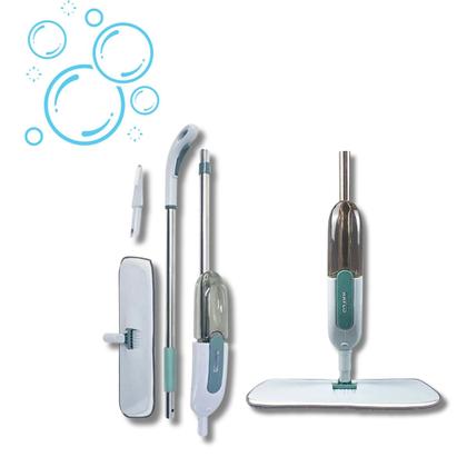 Imagem de Mop Spray Multiuso Rodo Magico Com Refil Microfibra Aço Inox