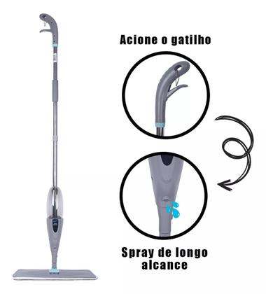Imagem de Mop Spray Rodo Magico Esfregão Reservatório Vassoura Piso
