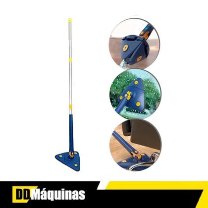 Imagem de Mop Spray Rodo Vassoura Magica Limpeza e Mop Esfregão Triangular Faster