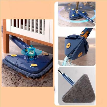 Imagem de Mop Triangular 360 Ajustável Limpeza Rápida E Efic