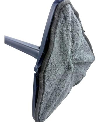 Imagem de Mop Triangular Esfregão Rodo Mágico Giratório Com Microfibra