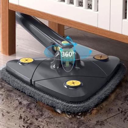 Imagem de Mop Triangular Giratório Esfregão Limpa ulejo Refil Extra