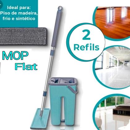 Imagem de mopi lava e seca piso madeira porcelanato  refil vassoura rodo spray flat limpa tudo facil