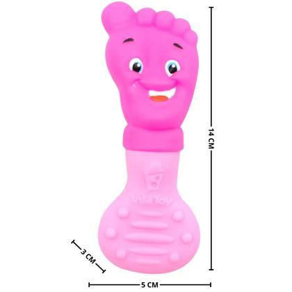 Imagem de Mordedor Bebê Macio Massageador Gengiva Pezinho Mãozinha