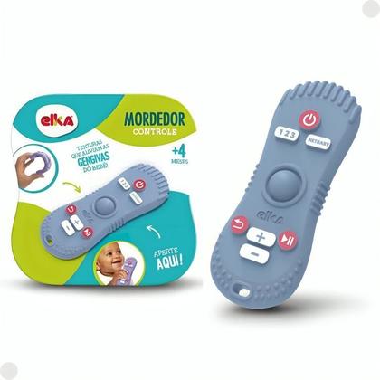 Imagem de Mordedor Controle Remoto Cinza Para Bebes 1121 - Elka