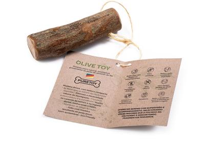 Imagem de Mordedor de Madeira Olive Toy para cães raças pequ e med
