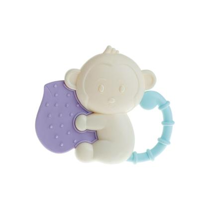 Imagem de Mordedor e Chocalho sensorial Bebê Alivia As Gengivas  Bichinhos