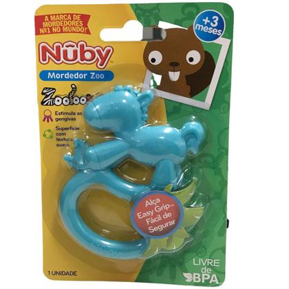 Imagem de Mordedor Infantil Zoo Textura Suave com Alça +3meses - Nuby
