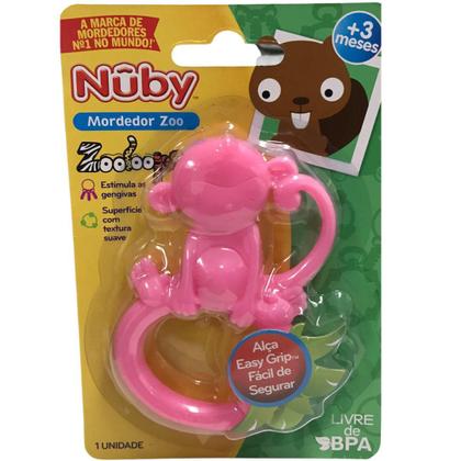 Imagem de Mordedor Infantil Zoo Textura Suave com Alça +3meses - Nuby