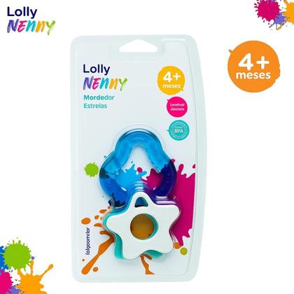 Imagem de Mordedor Lolly Clean com Estrelas Azul
