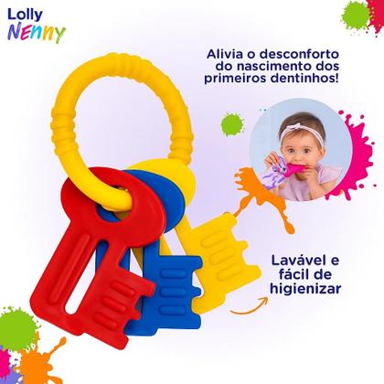 Imagem de Mordedor Lolly Nenny Chaves Super Macio Neutro