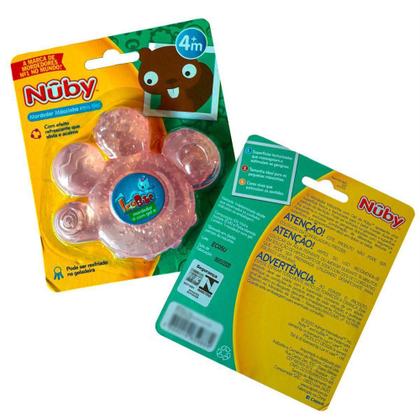Mordedor mãozinha Refrescante Alivia Acalma Bebê com Gel anti stress azul / rosa Nuby - Cajovil - Nûby Imagem de Mordedor mãozinha Refrescante Alivia Acalma Bebê com Gel anti stress azul / rosa Nuby - Cajovil