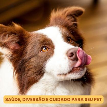 Imagem de Mordedor Natural Para Cachorro Pele Bovina Em forma de Coração  Alecrim Pet