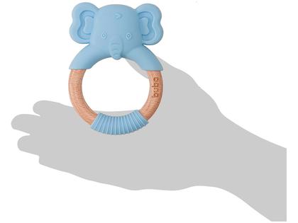 Imagem de Mordedor para Bebê de Silicone Buba Elefante