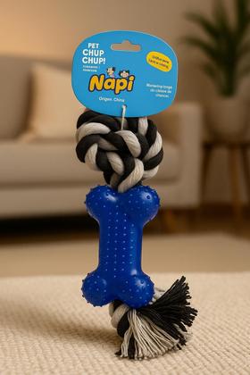 Imagem de Mordedor Para Cães Com Corda Resistente E Divertido