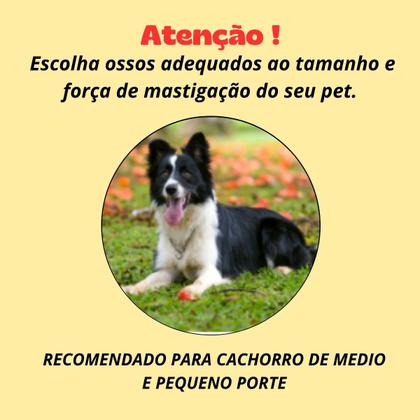 Imagem de Mordedor petisco snack osso nó para cães ll pet pacote 1kg