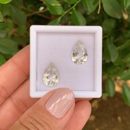 Imagem de Morganita Gota Par 8,01ct