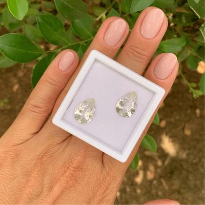 Imagem de Morganita Gota Par 8,01ct