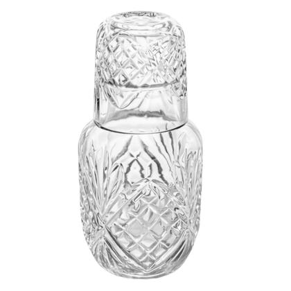 Imagem de Moringa Vidro 500ml com Copo Tampa Design Elegante Premium