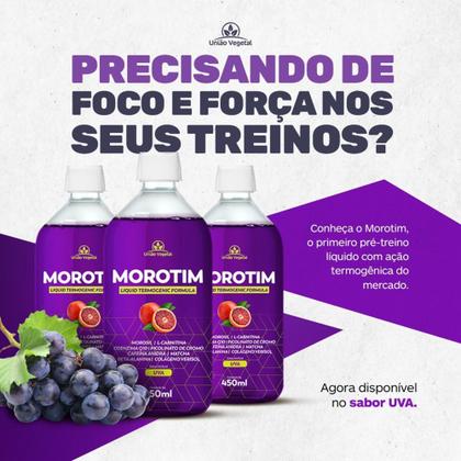 Imagem de Morotim Termogênico Líquido Sabor Uva - 450ml - União vegetal