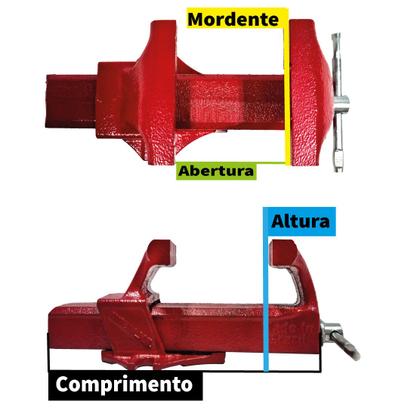 Imagem de Morsa 2 Polegadas Aço Nodular TBL02 Metalsul * 12876